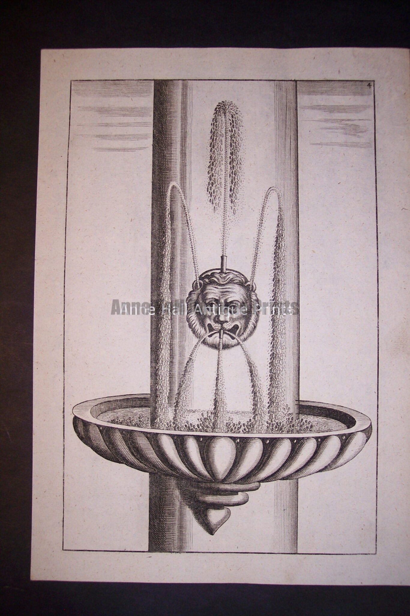 Bockler Fountain Print