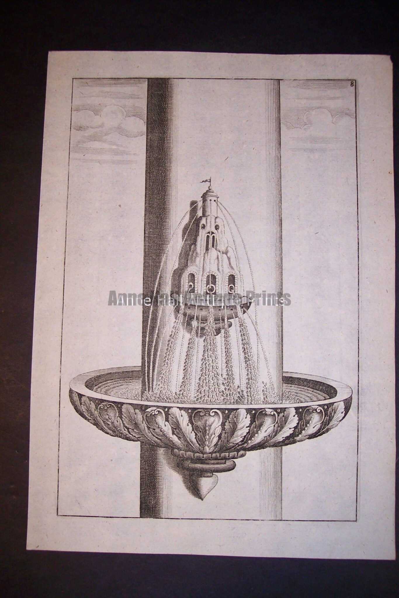 Bockler Fountain Print