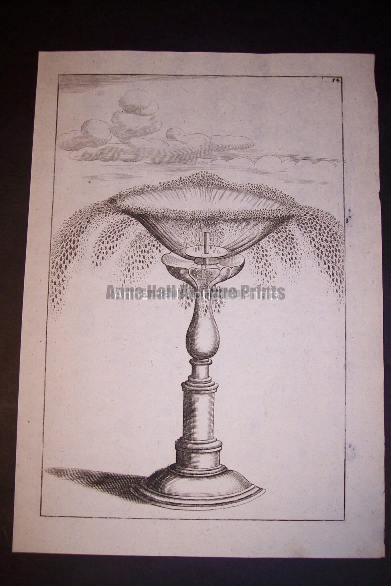 Architecture Bockler Fountain Print