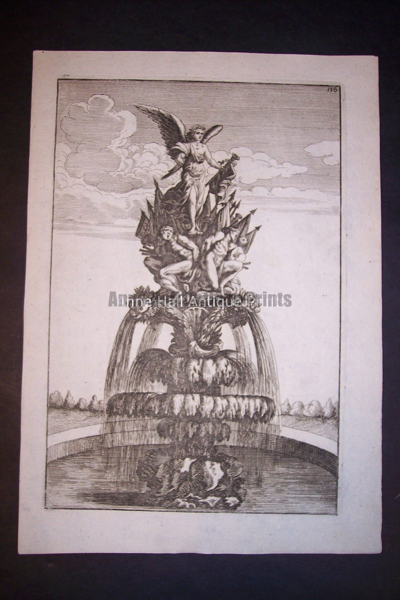 Bockler Fountain Print