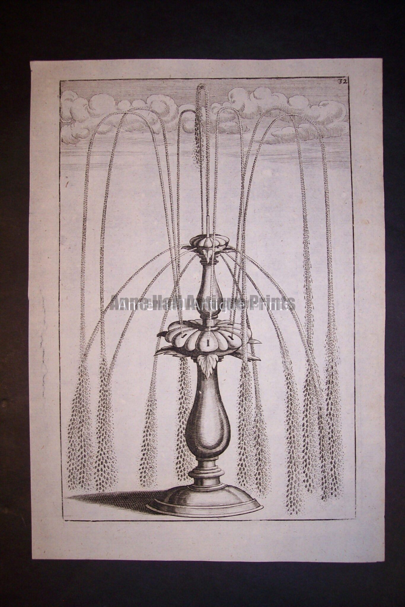 Architecture Bockler Fountain Print