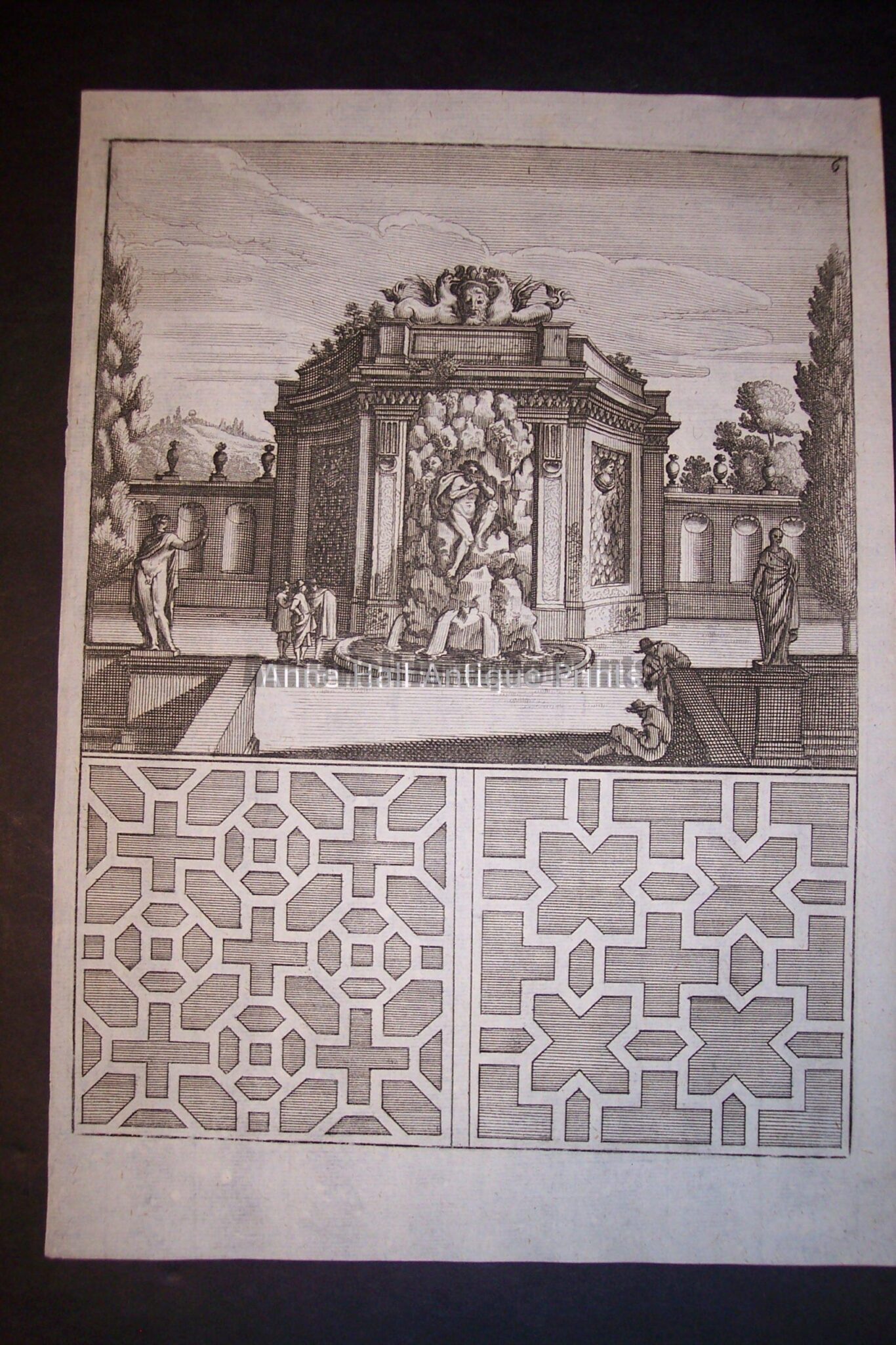 Bockler Fountain Print