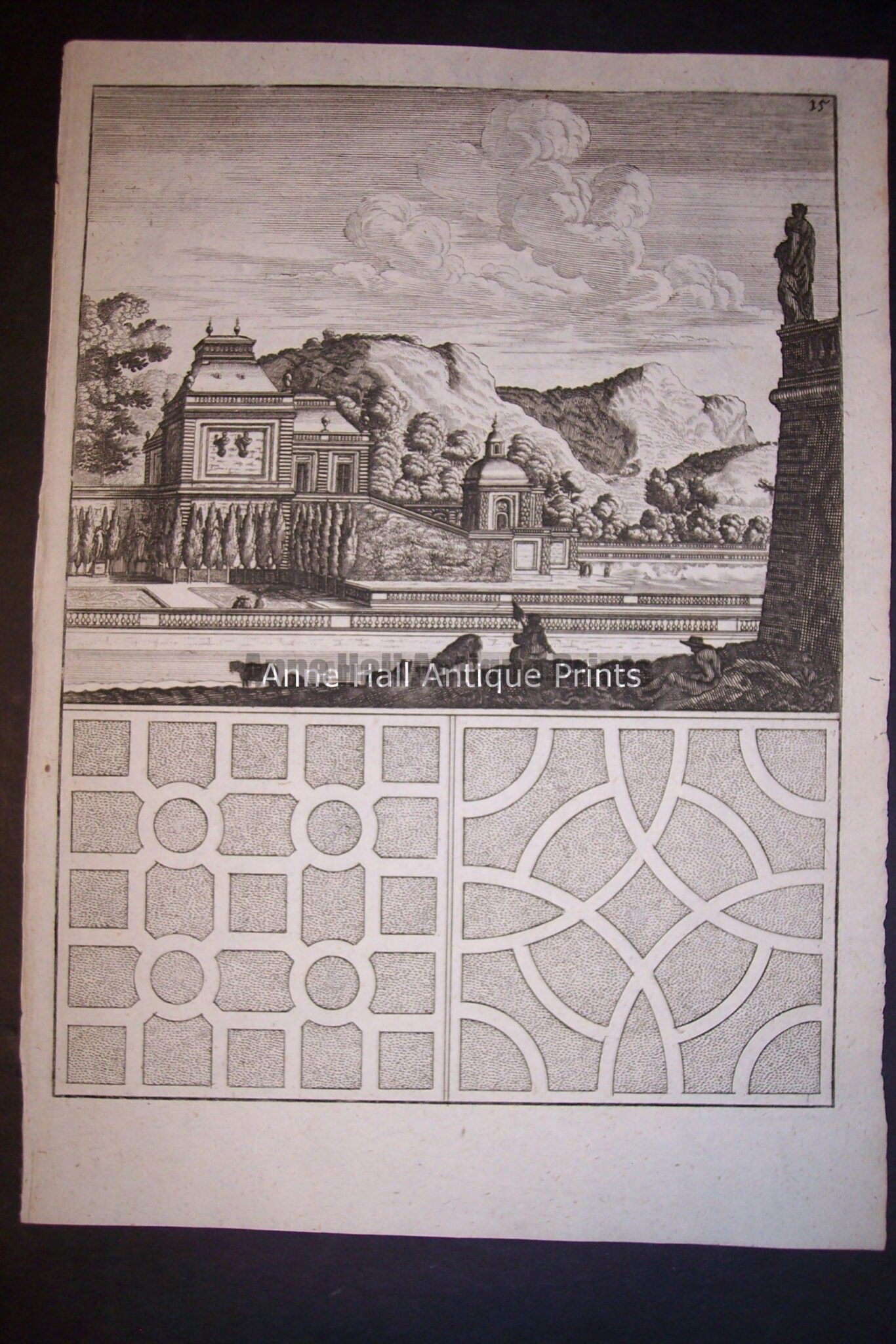 Bockler Fountain Print