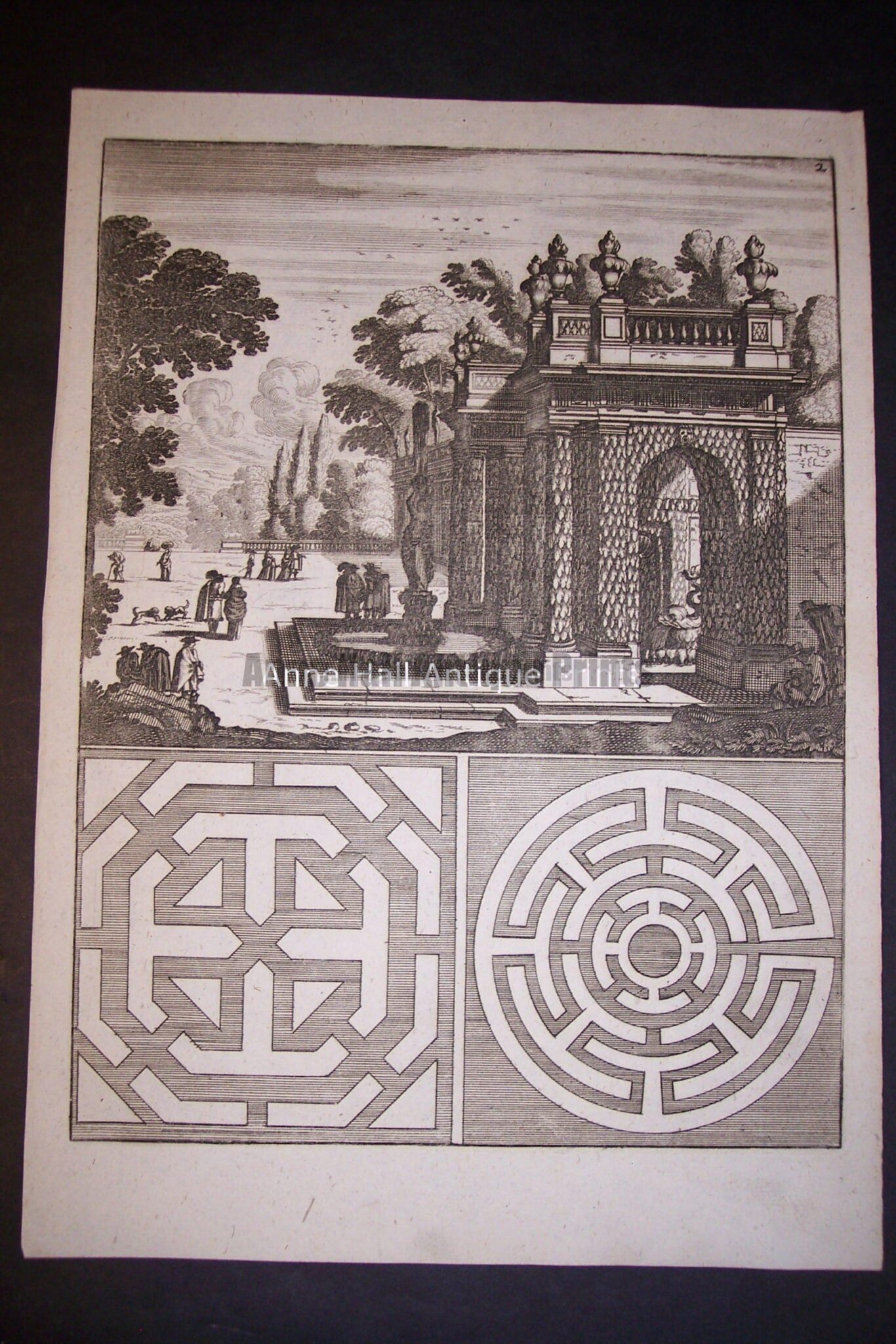 Bockler Fountain Print