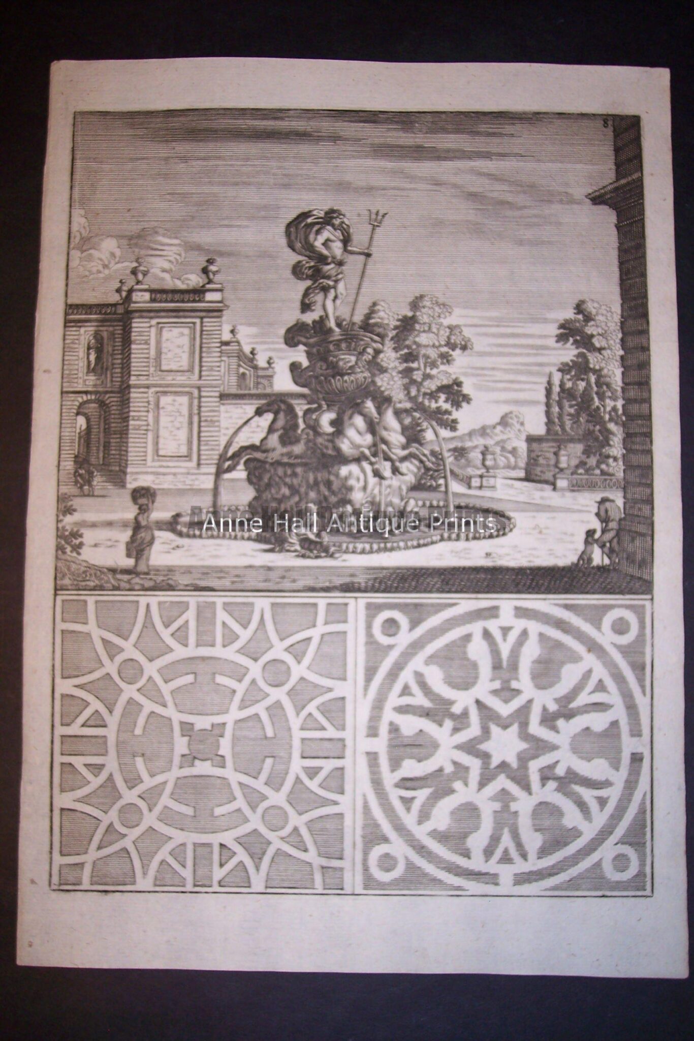 Bockler Fountain Print