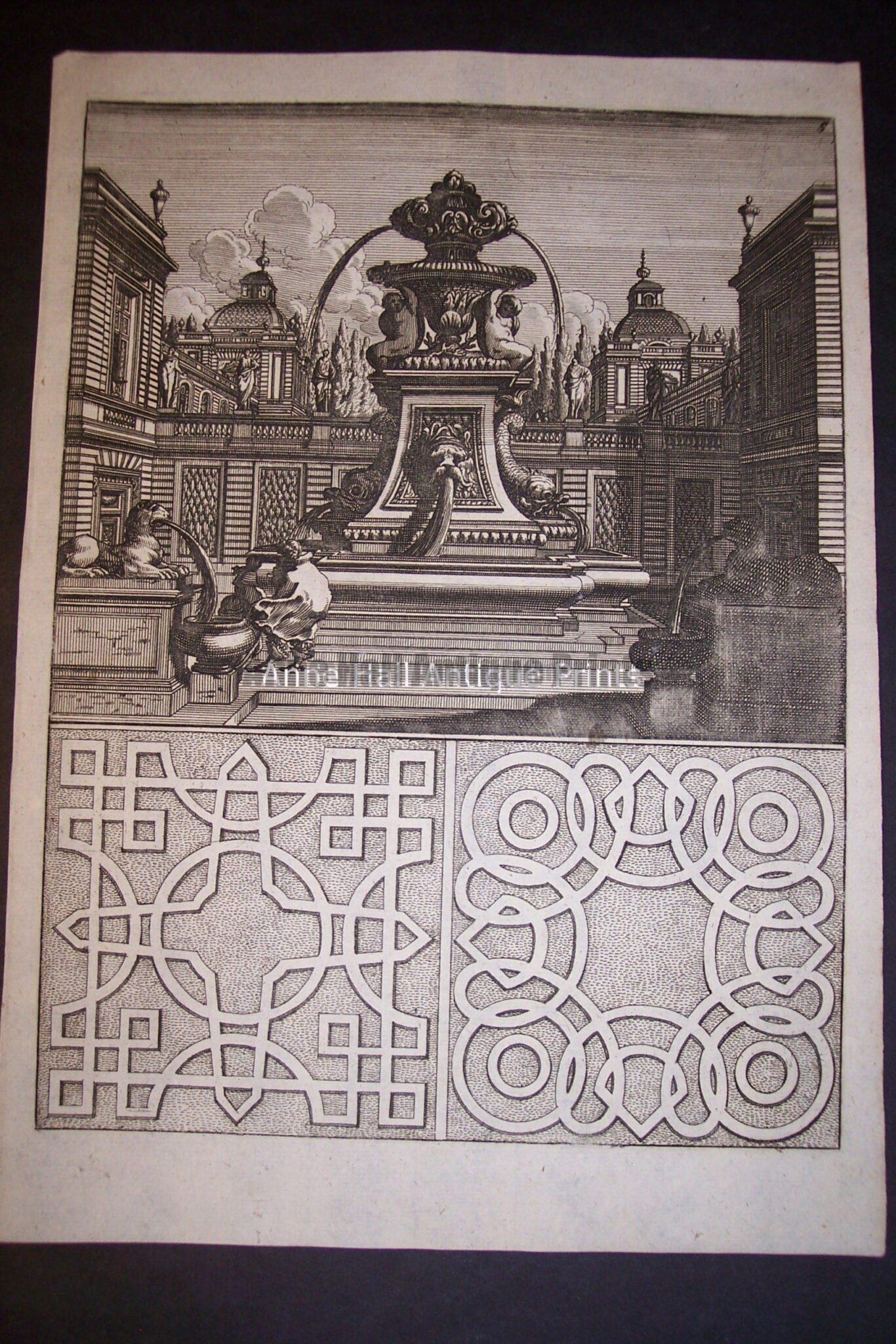 Bockler Fountain Print