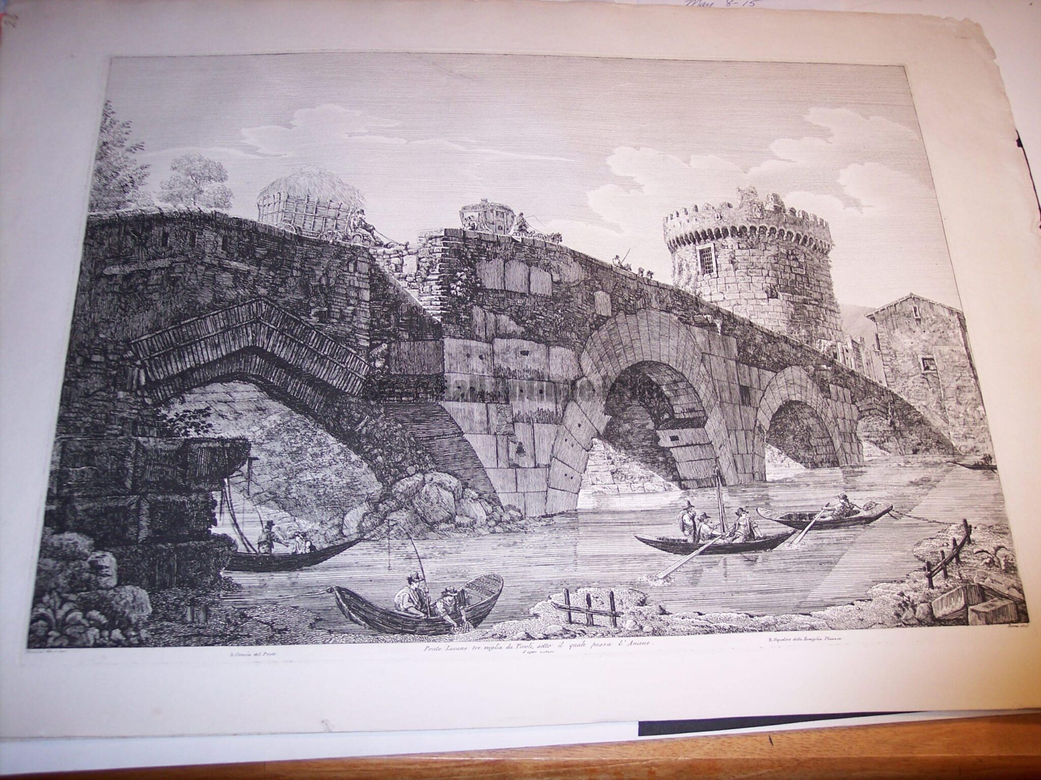 Rossini Etching of Rome 8061