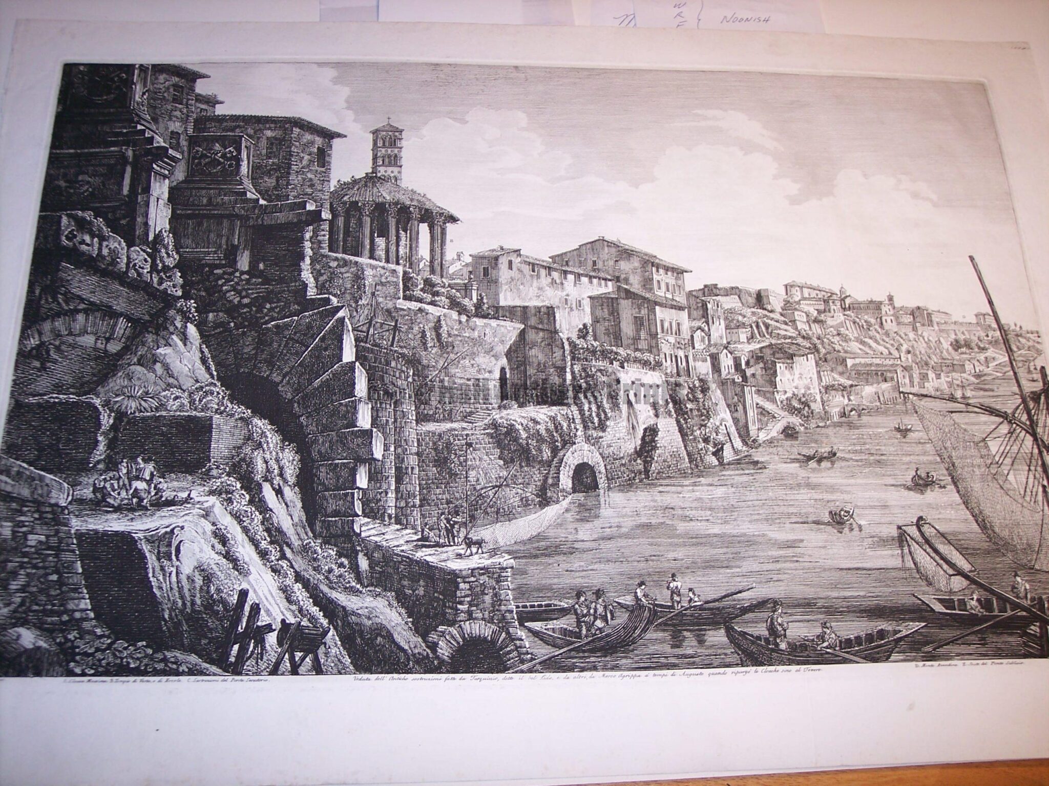 Rossini Engraving of Rome 8066