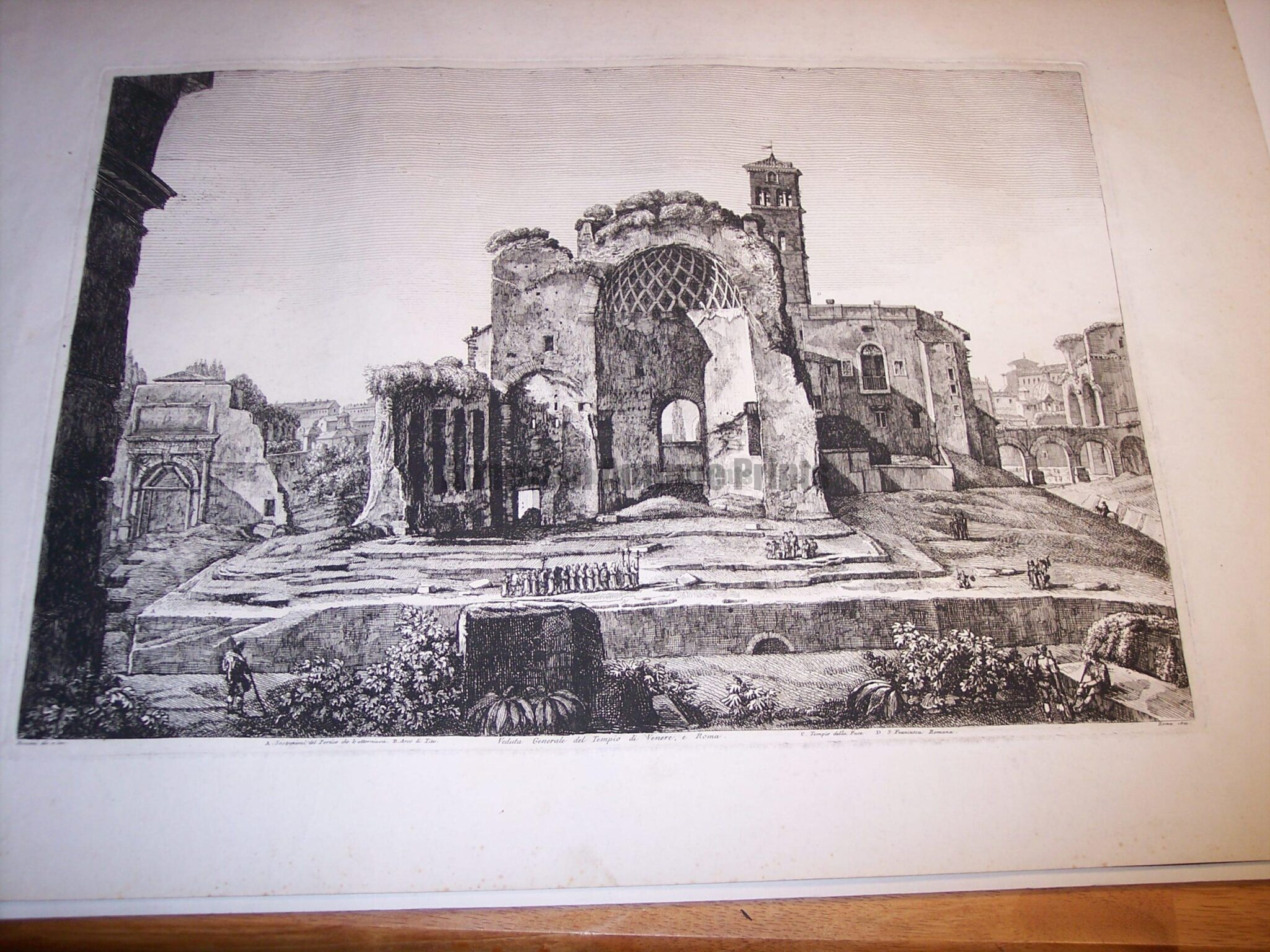 Rossini Rome Engraving