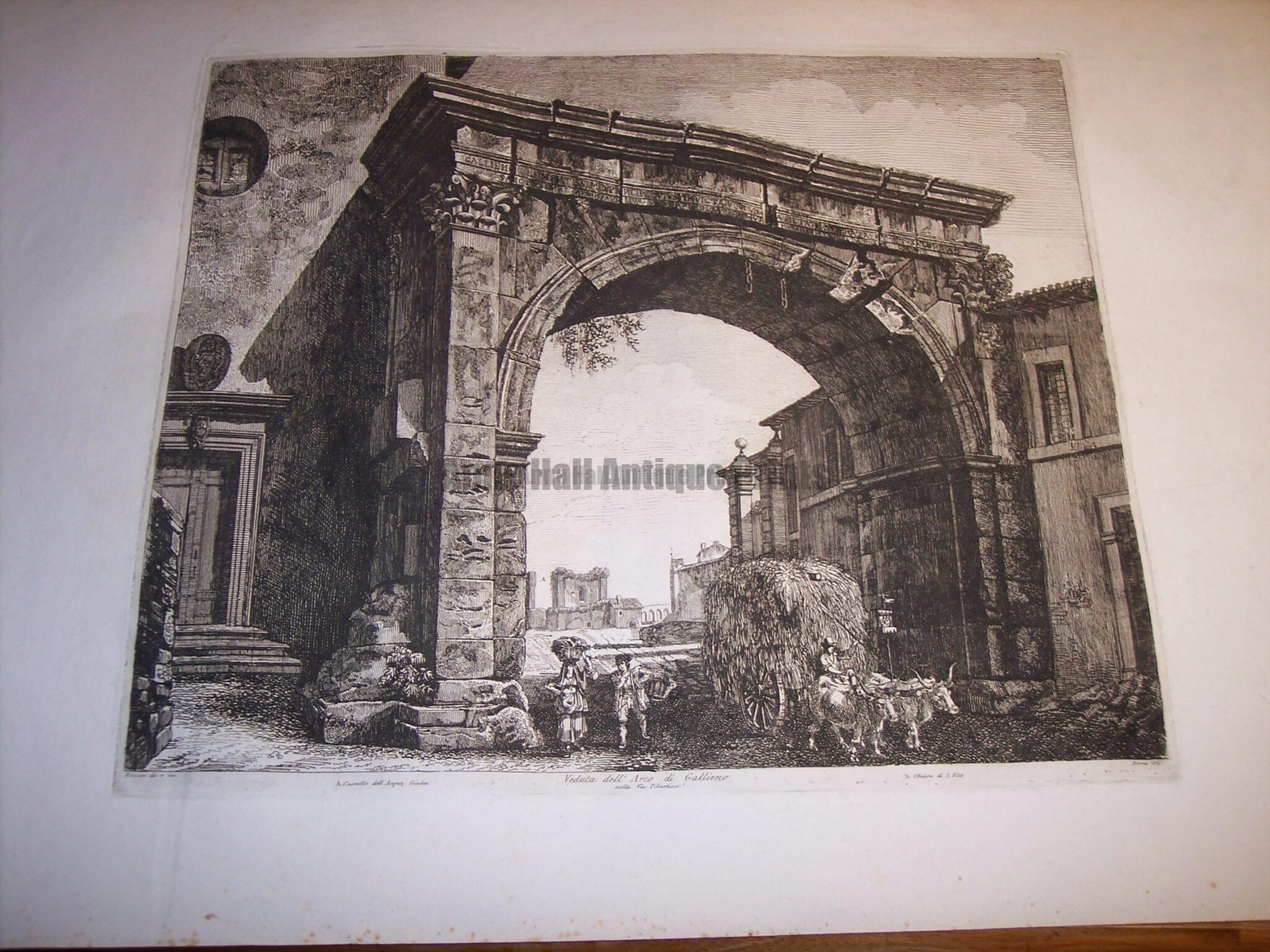 Rossini Etching of Rome 8071