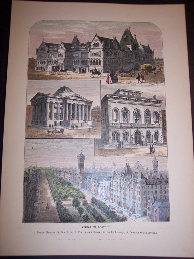 Views in Boston, c.1870. $40.