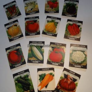 15 Antique Gardening Lithographs