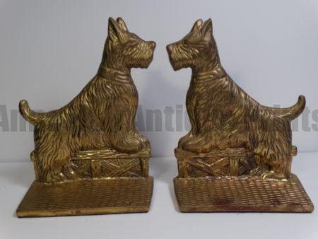 vintage scottie dog bookends