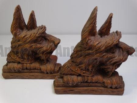 vintage bookends westie