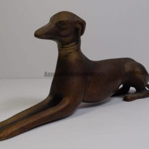 vintage greyhound paperweight