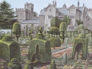 Castles, landscape gardens, monasteries, recorded in the form of bookplates centuries ago.