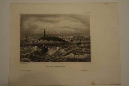 This image is of an original bookplate, engraving, for sale from Myers Universum, published Germany c.1850.