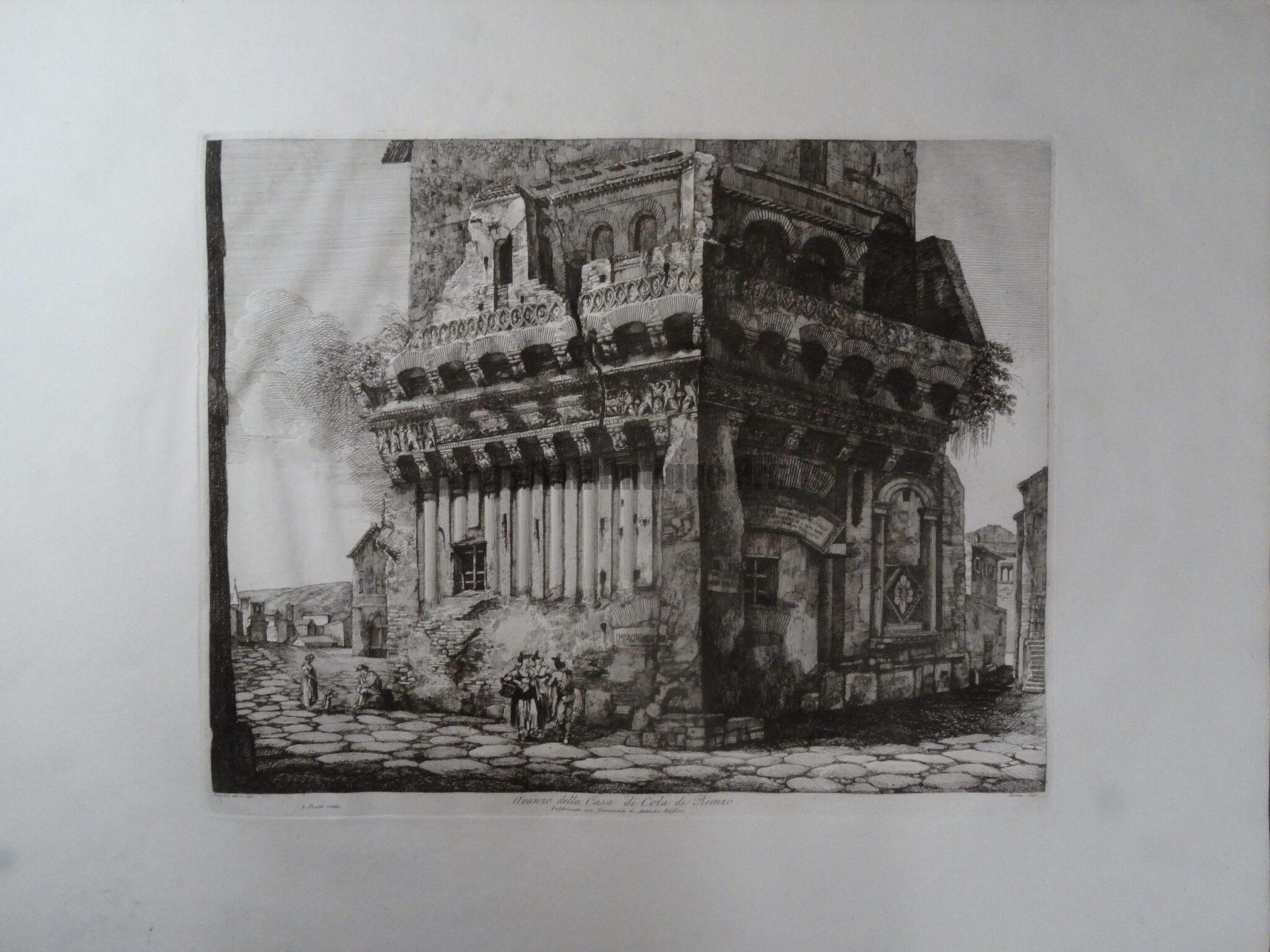 Casa di Cola, Roma 1820