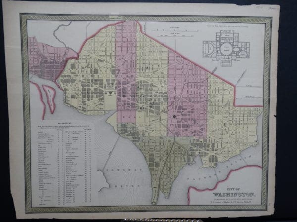 City of Washington S. Augustus Mitchell. 1846