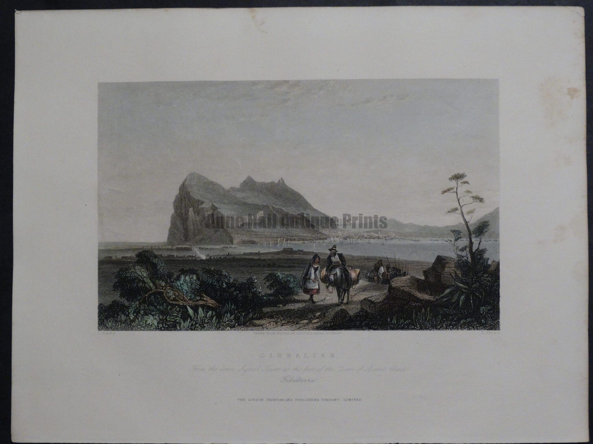 Gibraltar 1855. $135.