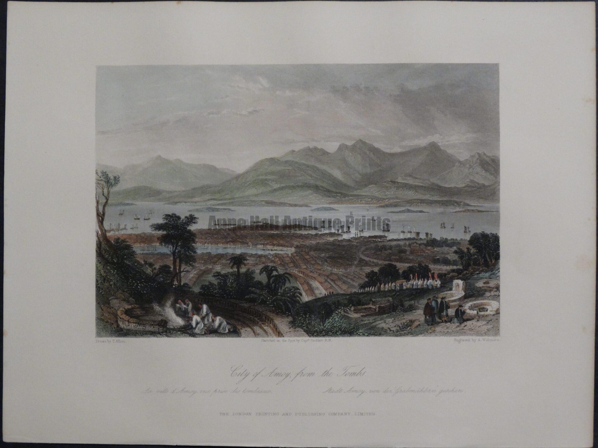 City of Amoy, from the Tombs, 1855. $135.