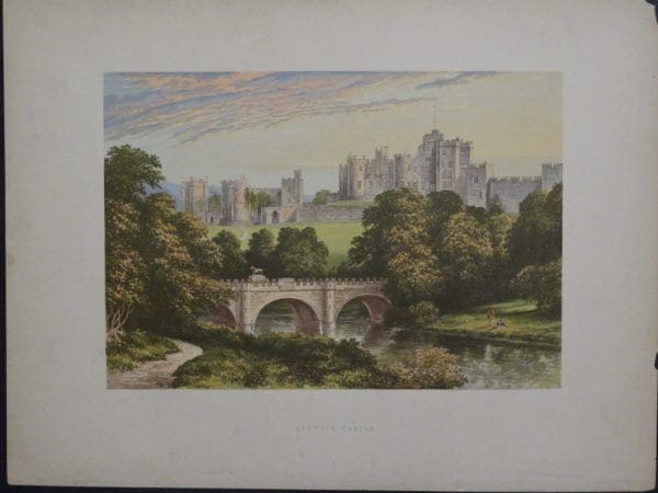 Alnwick Castle, c.1880. $35.