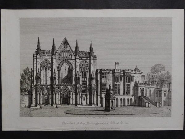 Newstead Abbey, 1817. $75.
