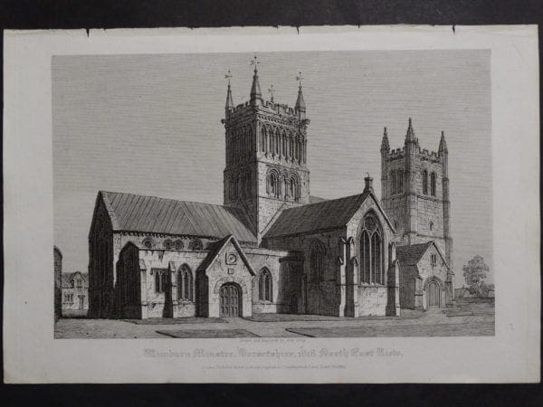 Wimburn Minster, 1820. $75.