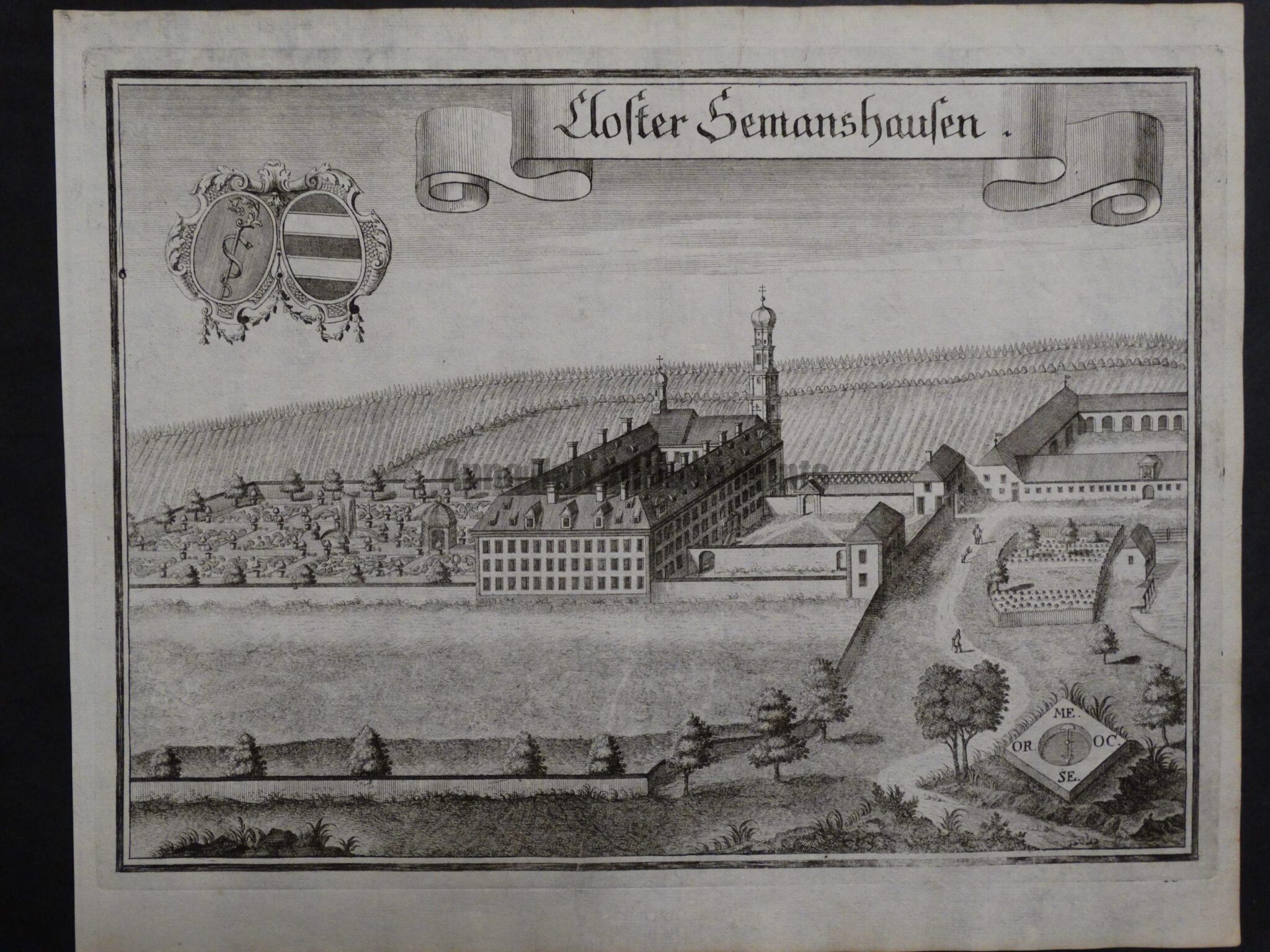 Werning Bavaria Rare Castle Engraving 1703(3). $300.