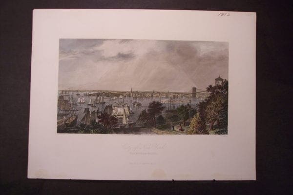 NY, City of Ney York from Brooklyn Heights 1872