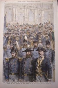 NYC, Artillary Company of Boston, October 13, 1883