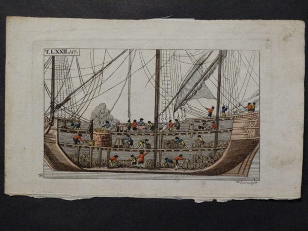 interior 18th century whaling ships